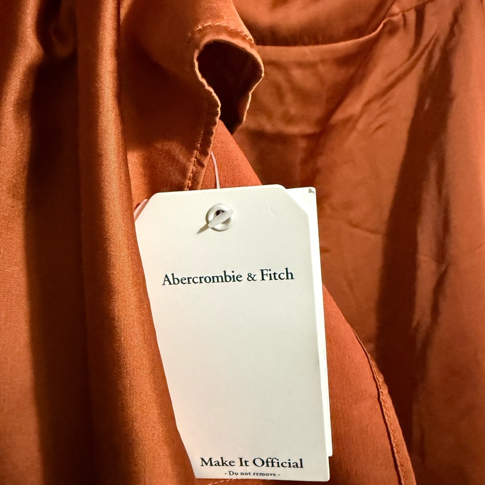 Abercrombie & Fitch Burnt Orange dress maxi